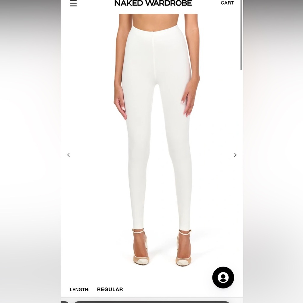 *NEW* Naked Wardrobe Classic White Leggings